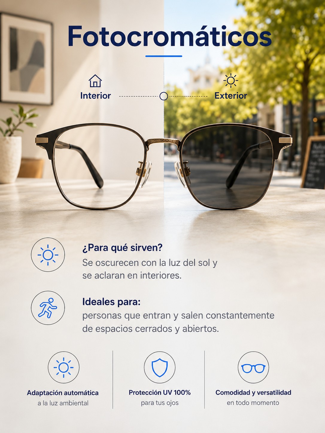 Lentes fotocromáticos